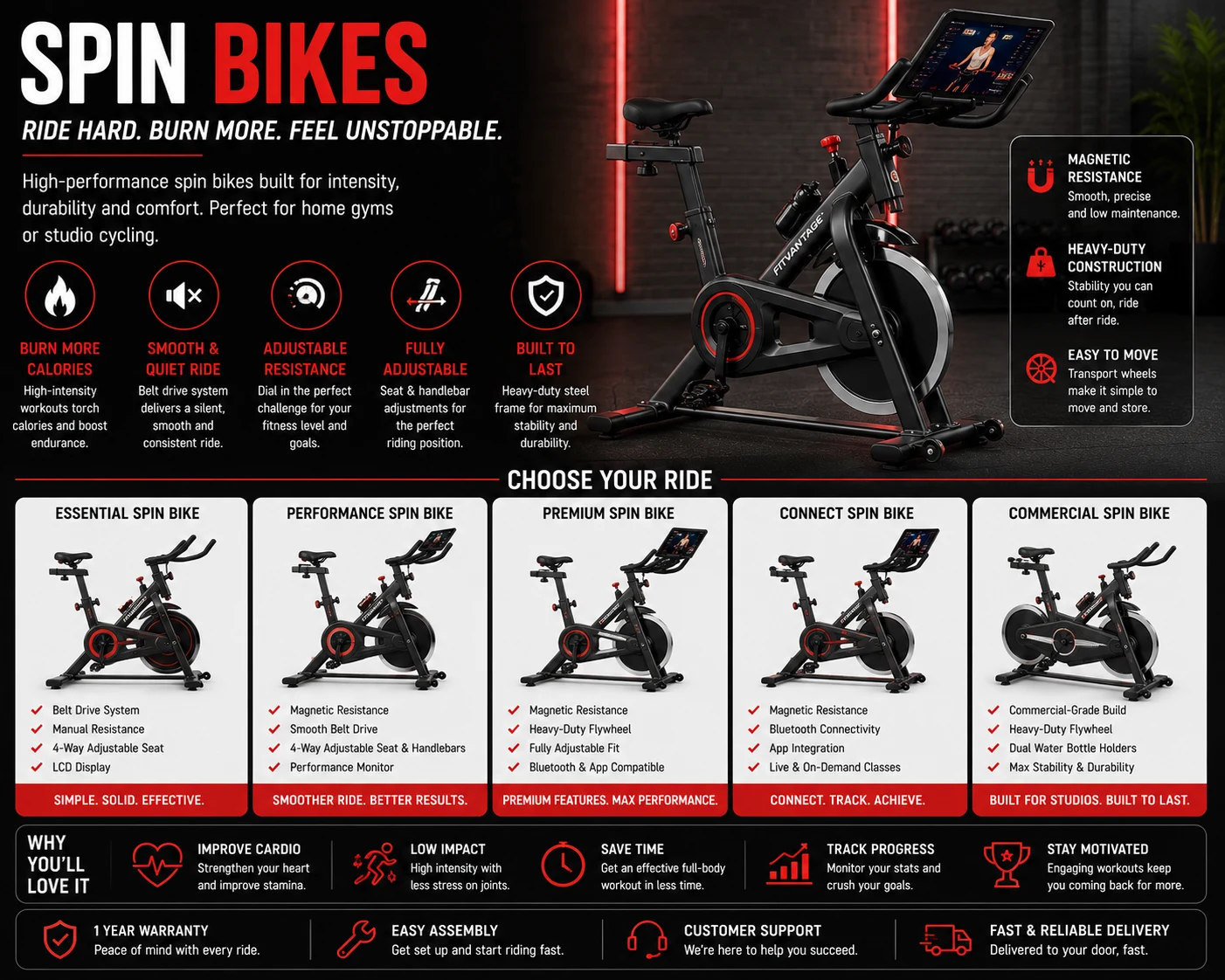 Spin Bikes