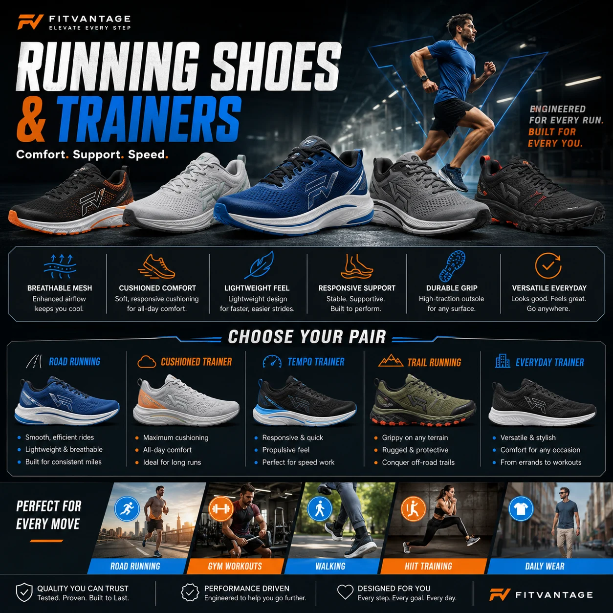 Running Shoes & Trainers