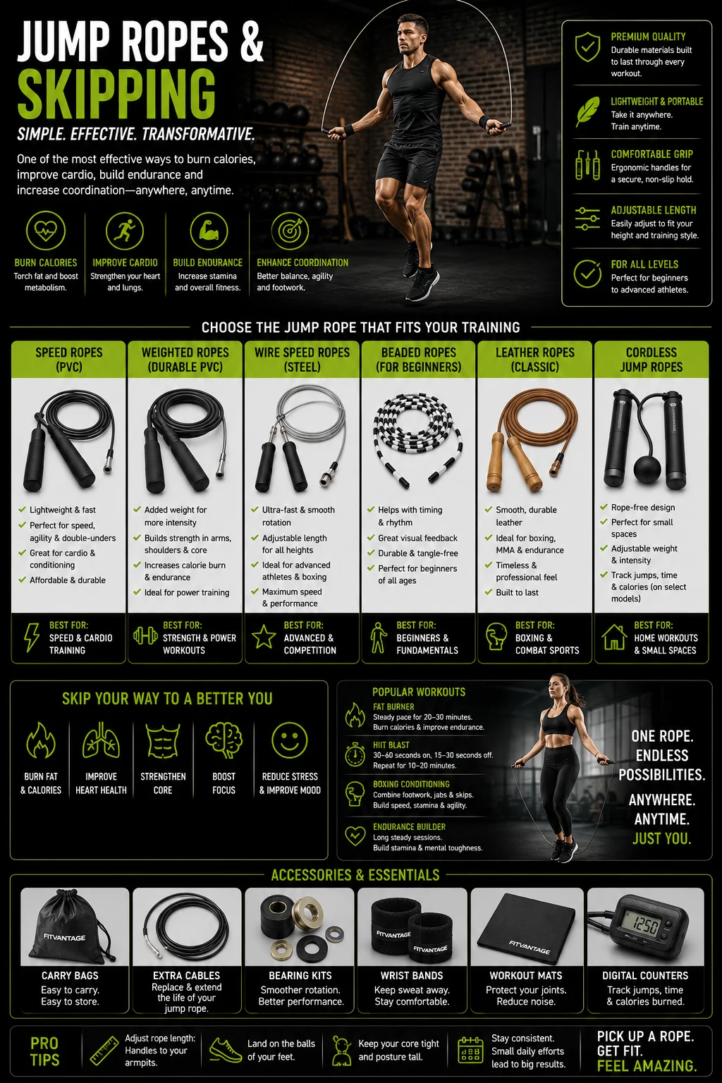 Jump Ropes & Skipping