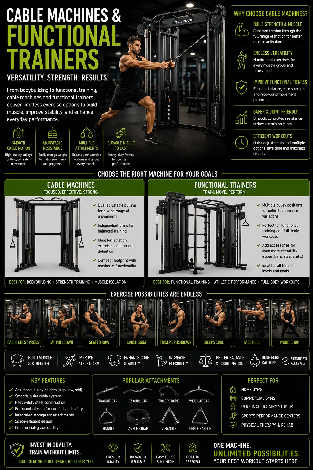 Cable Machines & Functional Trainers