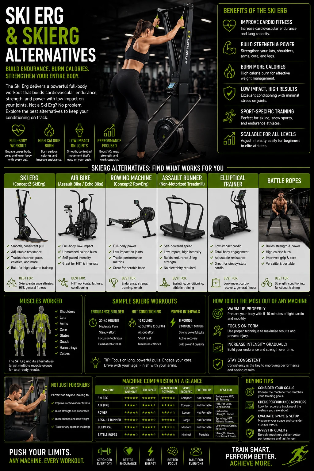 Ski Erg & SkiERG Alternatives