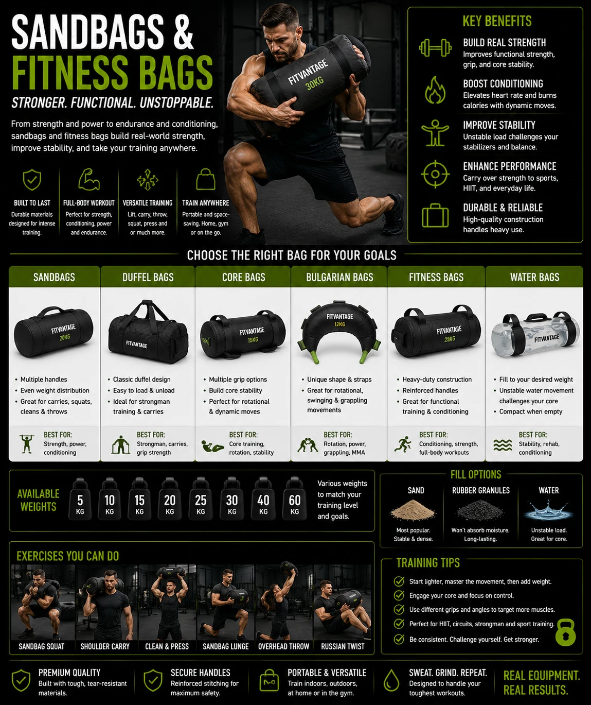 Sandbags & Fitness Bags